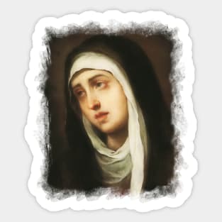 Our Lady of Sorrows Virgin Mary Dolorosa Sticker